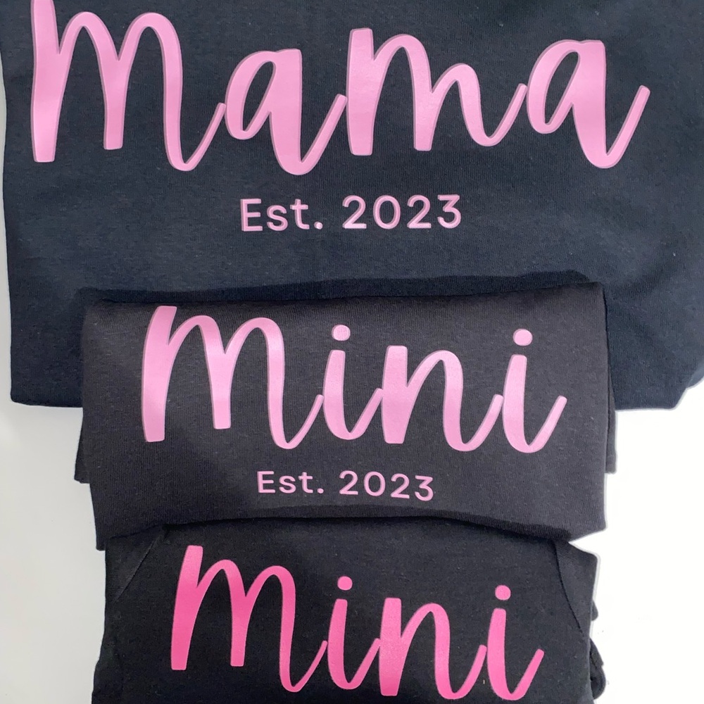 Mama & Mini matching tees